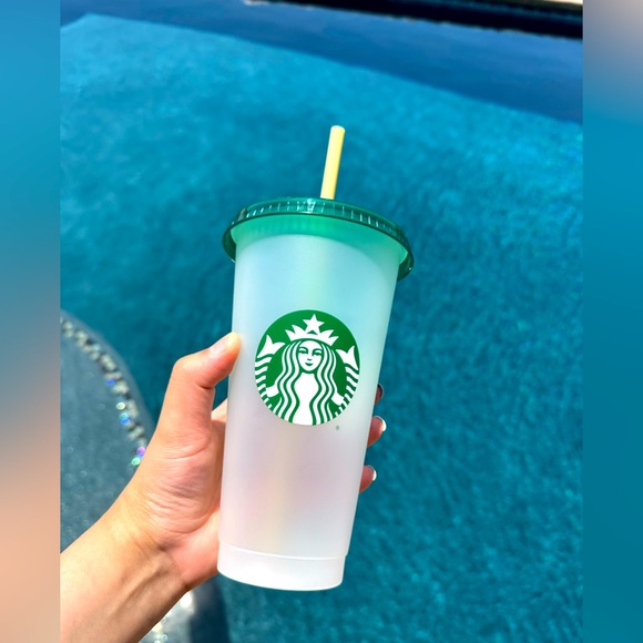 NWT Starbucks reusable green tumblr plastic - Picture 1 of 5